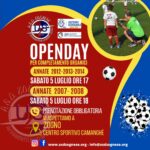 Openday per completamento organici
