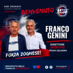 Prima Categoria, novità per la Zognese. La società ufficializza il nome del nuovo Direttore Sportivo